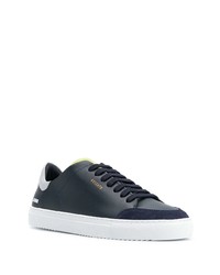 Baskets basses en cuir bleu marine Axel Arigato