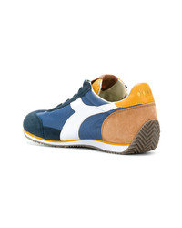 Baskets basses en cuir bleu marine Diadora