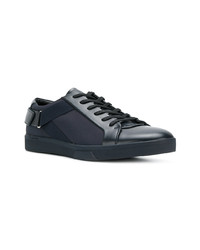 Baskets basses en cuir bleu marine Calvin Klein 205W39nyc