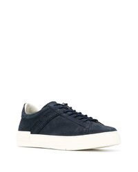 Baskets basses en cuir bleu marine Hogan