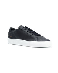 Baskets basses en cuir bleu marine Common Projects