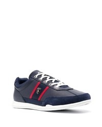 Baskets basses en cuir bleu marine Polo Ralph Lauren