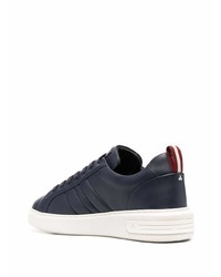 Baskets basses en cuir bleu marine Bally