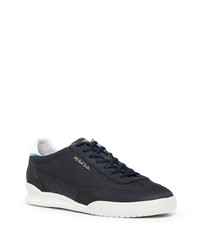 Baskets basses en cuir bleu marine PS Paul Smith