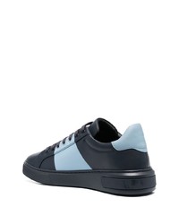 Baskets basses en cuir bleu marine Bally