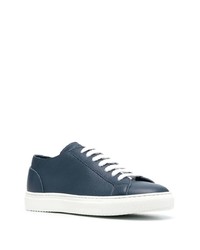 Baskets basses en cuir bleu marine Doucal's