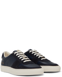 Baskets basses en cuir bleu marine Common Projects