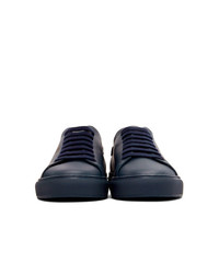 Baskets basses en cuir bleu marine Axel Arigato