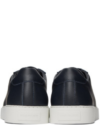 Baskets basses en cuir bleu marine Norse Projects