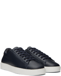 Baskets basses en cuir bleu marine Norse Projects