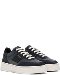 Baskets basses en cuir bleu marine Axel Arigato