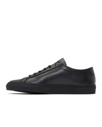 Baskets basses en cuir bleu marine Common Projects