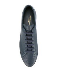 Baskets basses en cuir bleu marine Common Projects