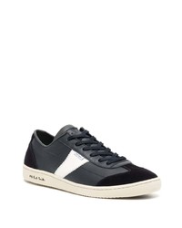 Baskets basses en cuir bleu marine PS Paul Smith