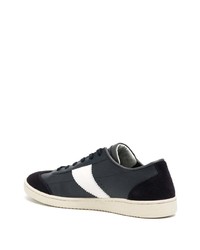 Baskets basses en cuir bleu marine PS Paul Smith