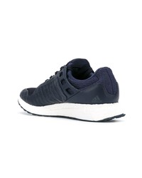 Baskets basses en cuir bleu marine adidas