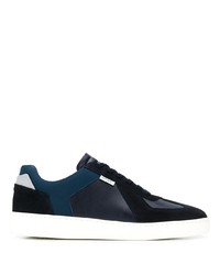 Baskets basses en cuir bleu marine PS Paul Smith