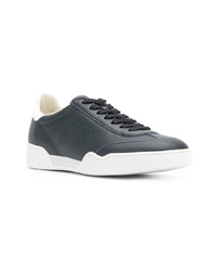 Baskets basses en cuir bleu marine Hogan