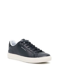 Baskets basses en cuir bleu marine PS Paul Smith