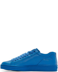 Baskets basses en cuir bleues Kenzo