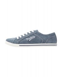 Baskets basses en cuir bleues Dockers by Gerli