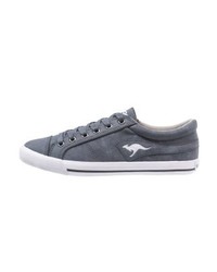 Baskets basses en cuir bleues KangaROOS