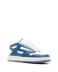 Baskets basses en cuir bleues Represent