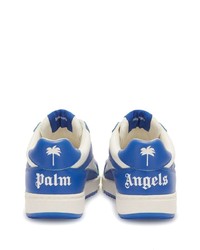 Baskets basses en cuir bleues Palm Angels
