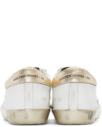 Baskets basses en cuir dorées Golden Goose Deluxe Brand