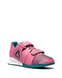 Baskets basses en cuir fuchsia Reebok