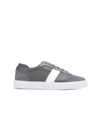 Baskets basses en cuir gris foncé Axel Arigato