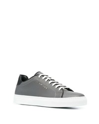 Baskets basses en cuir gris foncé Philipp Plein