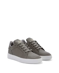 Baskets basses en cuir gris foncé Giuseppe Zanotti