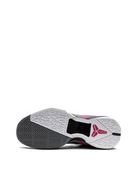 Baskets basses en cuir gris foncé Nike