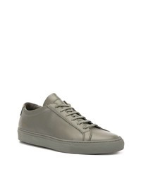 Baskets basses en cuir grises Common Projects