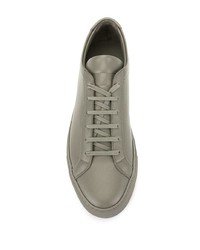 Baskets basses en cuir grises Common Projects