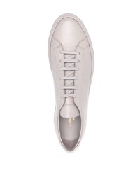 Baskets basses en cuir grises Common Projects