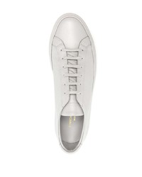 Baskets basses en cuir grises Common Projects