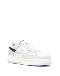 Baskets basses en cuir grises Nike