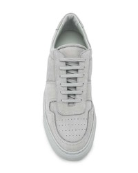 Baskets basses en cuir grises Common Projects