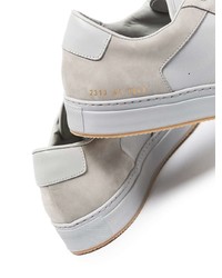 Baskets basses en cuir grises Common Projects