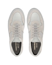 Baskets basses en cuir grises Common Projects