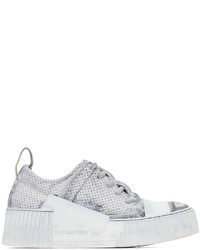 Baskets basses en cuir grises Boris Bidjan Saberi