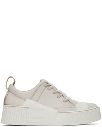 Baskets basses en cuir grises Boris Bidjan Saberi