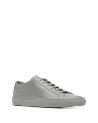 Baskets basses en cuir grises Common Projects