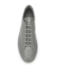 Baskets basses en cuir grises Common Projects