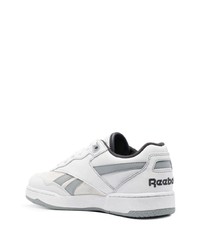 Baskets basses en cuir grises Reebok