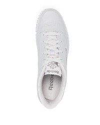 Baskets basses en cuir grises Reebok