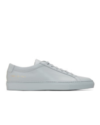 Baskets basses en cuir grises Common Projects