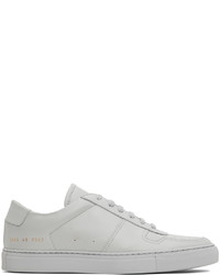 Baskets basses en cuir grises Common Projects